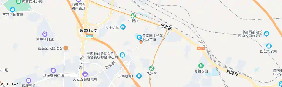 昆明经宏路口经牛路_公交站地图_昆明公交_妙搜公交查询2025