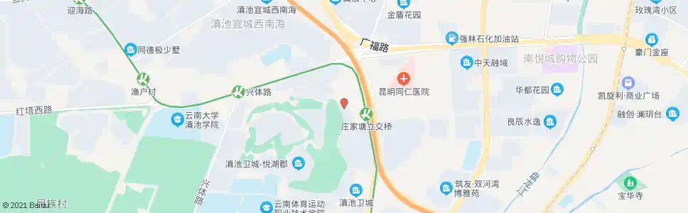 昆明滇池卫城(红塔东路)_公交站地图_昆明公交_妙搜公交查询2025
