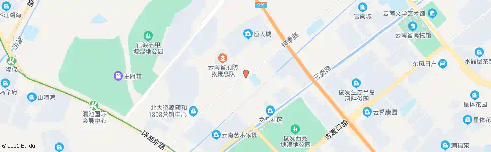 昆明龙马村东(珥季路)_公交站地图_昆明公交_妙搜公交查询2025