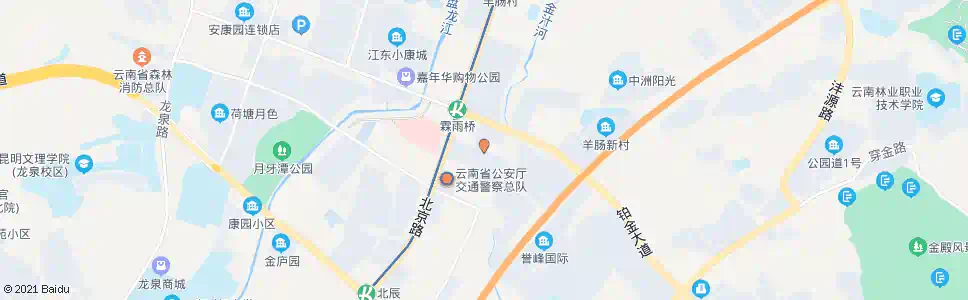 昆明金安小区_公交站地图_昆明公交_妙搜公交查询2025