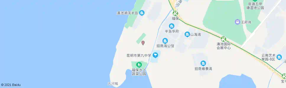 昆明福保文化城_公交站地图_昆明公交_妙搜公交查询2025