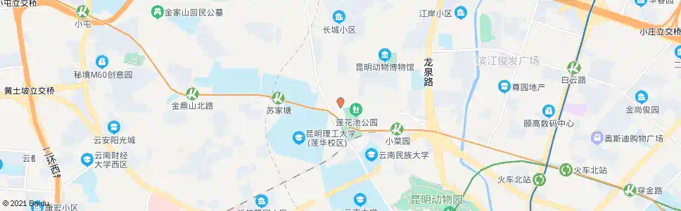 昆明教场路口学府路_公交站地图_昆明公交_妙搜公交查询2025