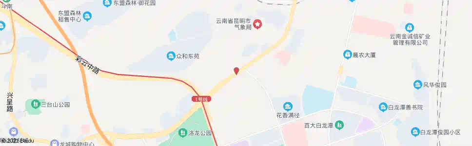 昆明洛龙村(石龙路)_公交站地图_昆明公交_妙搜公交查询2025