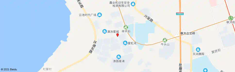 昆明蓝瑰街口月虹路_公交站地图_昆明公交_妙搜公交查询2025