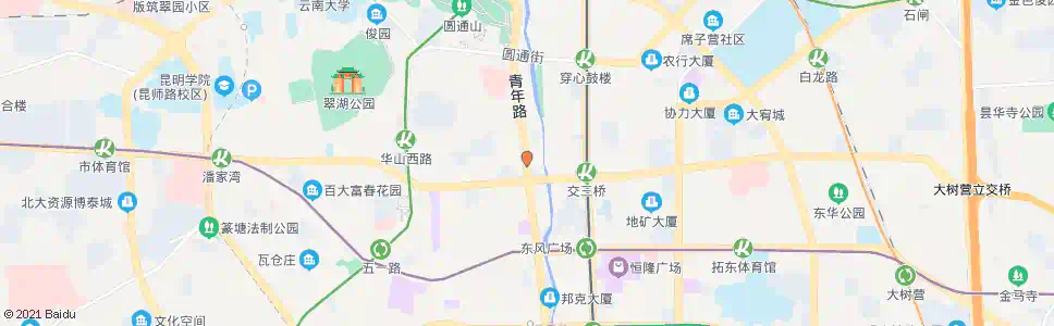 昆明小花园_公交站地图_昆明公交_妙搜公交查询2025
