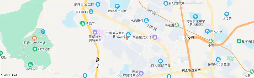 昆明武警金支分队_公交站地图_昆明公交_妙搜公交查询2025