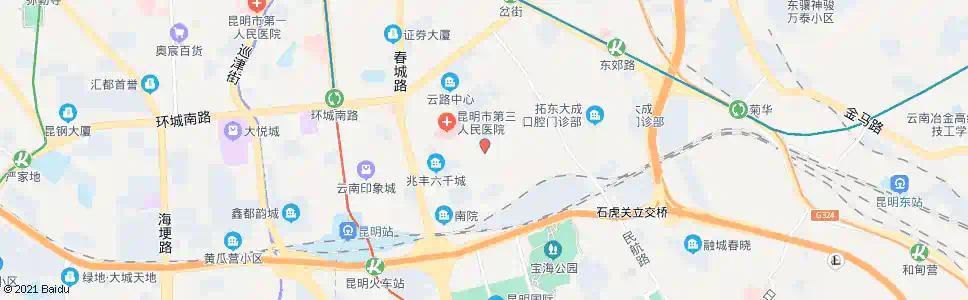 昆明吴井路口吴井路_公交站地图_昆明公交_妙搜公交查询2025