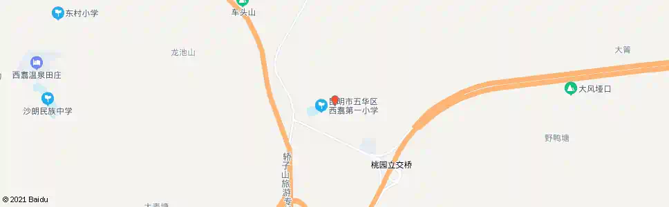 昆明桃园大村_公交站地图_昆明公交_妙搜公交查询2025