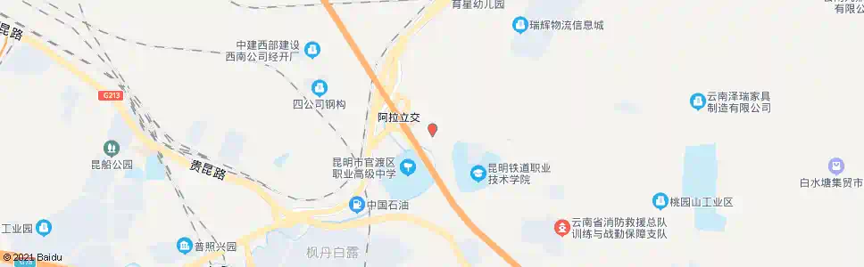 昆明小石坝收费站_公交站地图_昆明公交_妙搜公交查询2025
