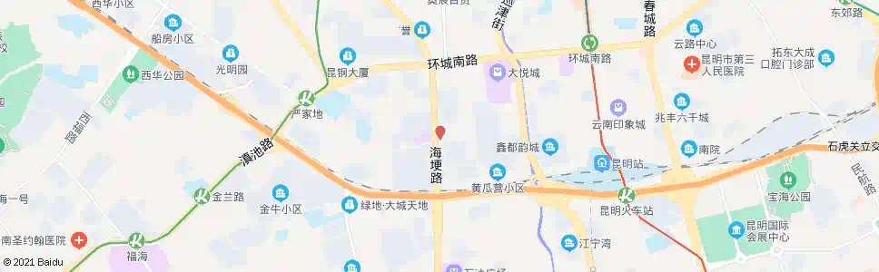 昆明豆腐营(东南亚珠宝中心)_公交站地图_昆明公交_妙搜公交查询2025