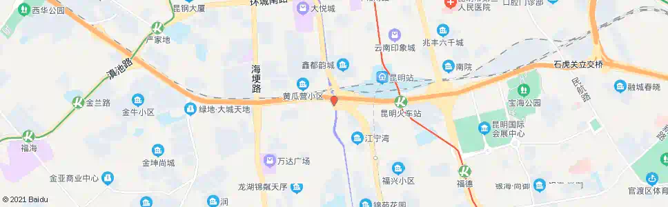 昆明宏德街口望江路_公交站地图_昆明公交_妙搜公交查询2025