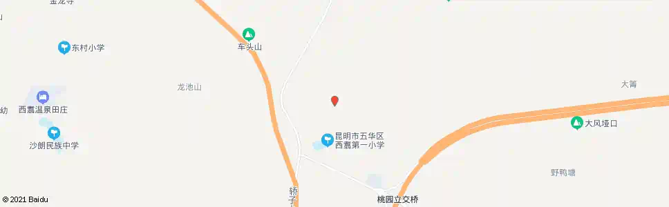 昆明桃园小村新村_公交站地图_昆明公交_妙搜公交查询2025