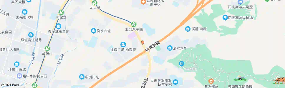 昆明昆曲路口_公交站地图_昆明公交_妙搜公交查询2025