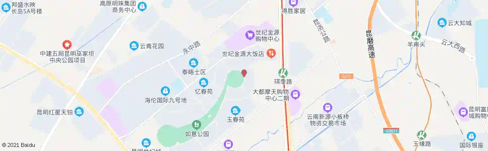 昆明迎春苑_公交站地图_昆明公交_妙搜公交查询2025