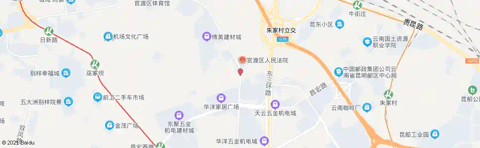 昆明土桥村(雨龙路)_公交站地图_昆明公交_妙搜公交查询2025
