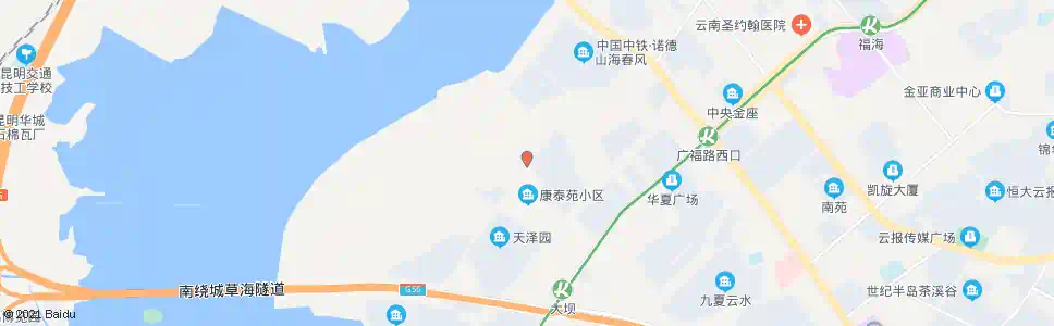 昆明陆家村(西福路)_公交站地图_昆明公交_妙搜公交查询2025