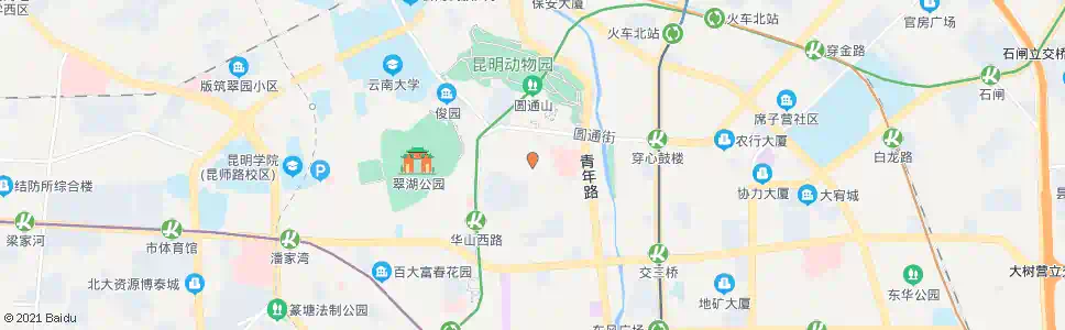 昆明华山东路口螺峰街_公交站地图_昆明公交_妙搜公交查询2025