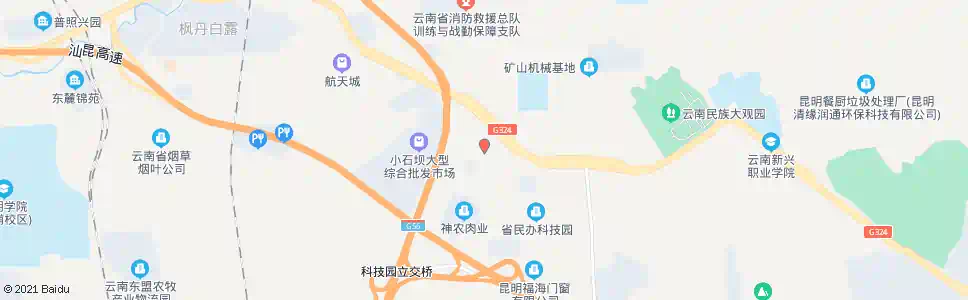 昆明大冲村_公交站地图_昆明公交_妙搜公交查询2025