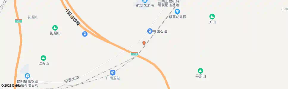 昆明三家村(阳春大道)_公交站地图_昆明公交_妙搜公交查询2025