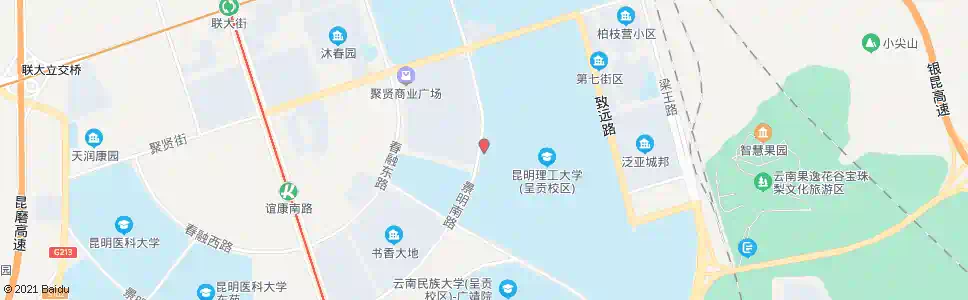 昆明理工大学西门(建设路)_公交站地图_昆明公交_妙搜公交查询2025