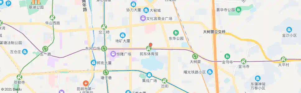 昆明人行培训中心_公交站地图_昆明公交_妙搜公交查询2025