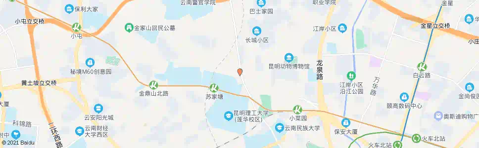 昆明教场西路口_公交站地图_昆明公交_妙搜公交查询2025