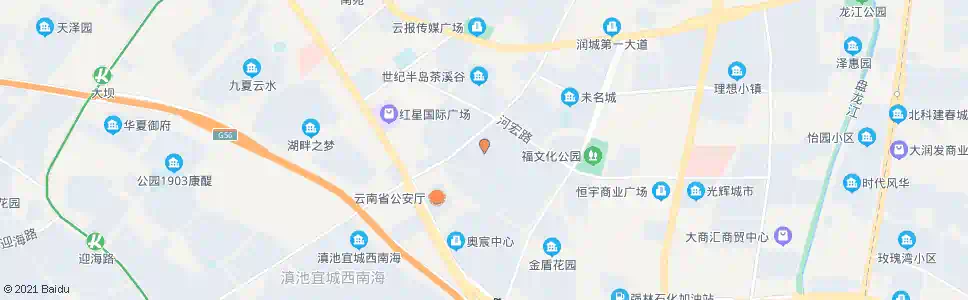 昆明青青小镇_公交站地图_昆明公交_妙搜公交查询2025