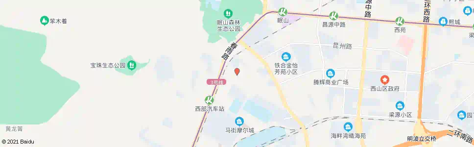 昆明沙地村_公交站地图_昆明公交_妙搜公交查询2025