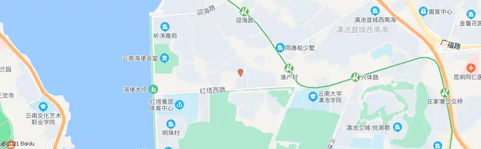 昆明金柳西路口_公交站地图_昆明公交_妙搜公交查询2025