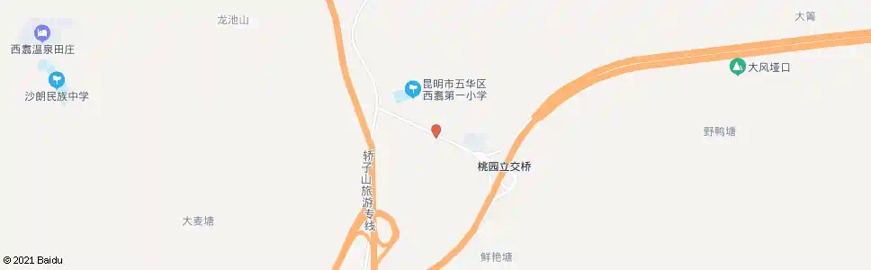 昆明桃园农贸市场_公交站地图_昆明公交_妙搜公交查询2025