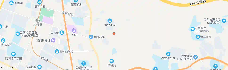 昆明林家院村_公交站地图_昆明公交_妙搜公交查询2025