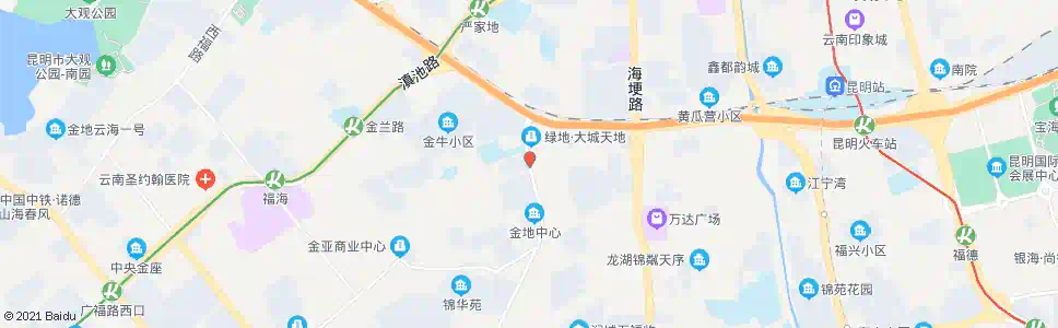 昆明金兰路口(前卫西路)_公交站地图_昆明公交_妙搜公交查询2025