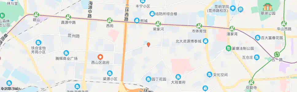 昆明近华浦路口云山路_公交站地图_昆明公交_妙搜公交查询2025
