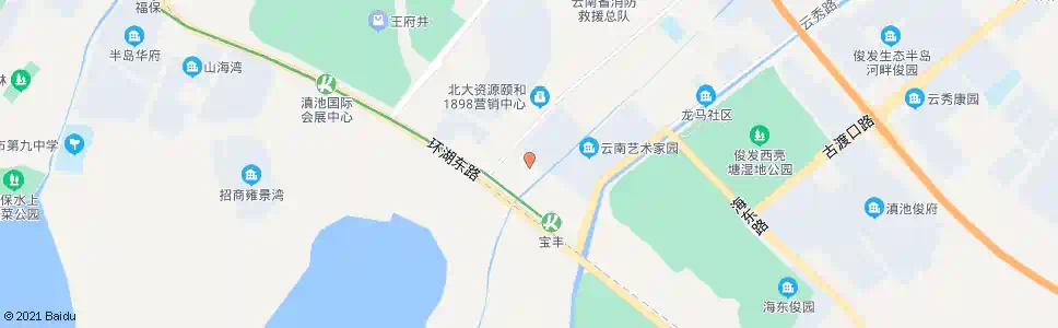 昆明半岛车场_公交站地图_昆明公交_妙搜公交查询2025