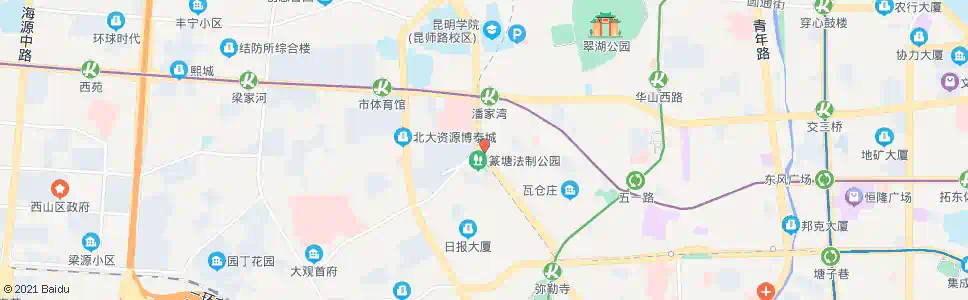 昆明昆医附一院_公交站地图_昆明公交_妙搜公交查询2025
