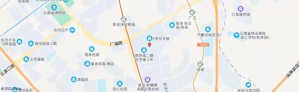 昆明螺蛳湾国际商贸城二期_公交站地图_昆明公交_妙搜公交查询2025