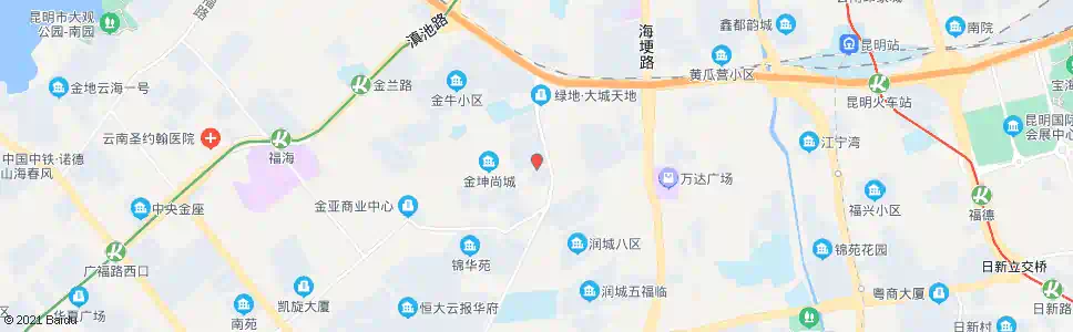 昆明前卫西路口(马洒营)_公交站地图_昆明公交_妙搜公交查询2025