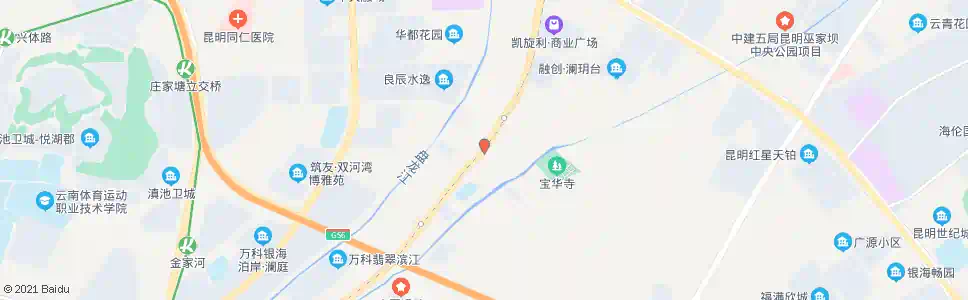 昆明小康路口福保路_公交站地图_昆明公交_妙搜公交查询2025