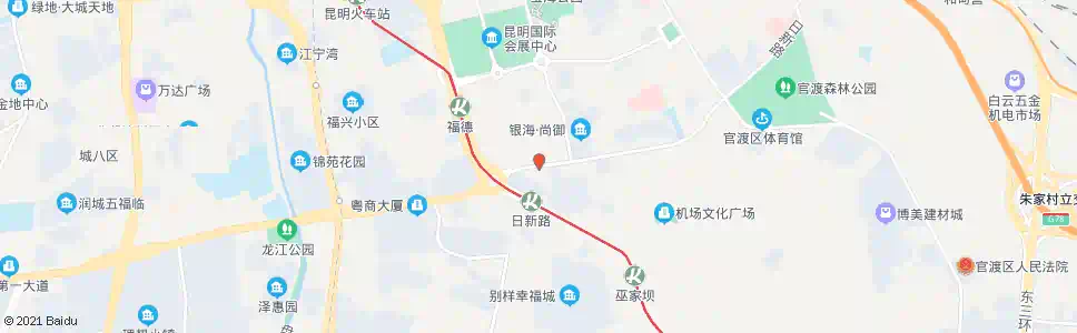 昆明宝海路口日新路_公交站地图_昆明公交_妙搜公交查询2025