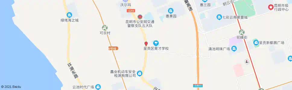 昆明呈贡三岔口_公交站地图_昆明公交_妙搜公交查询2025