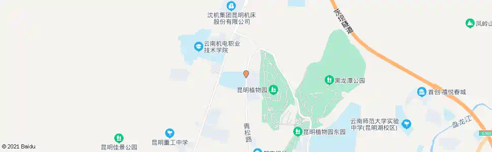 昆明白杨路口青松路_公交站地图_昆明公交_妙搜公交查询2025