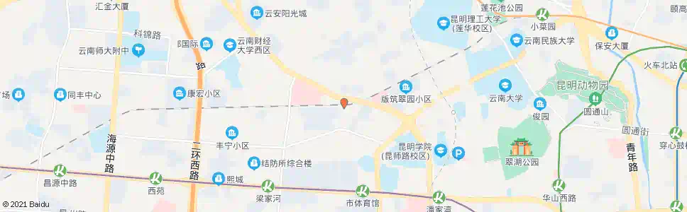 昆明麻园_公交站地图_昆明公交_妙搜公交查询2025