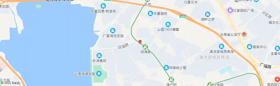 昆明西贡码头(滇池路)_公交站地图_昆明公交_妙搜公交查询2025