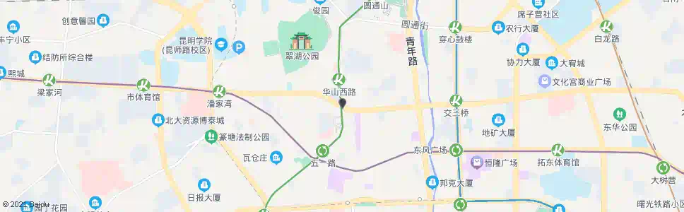 昆明文庙(人民中路)_公交站地图_昆明公交_妙搜公交查询2025