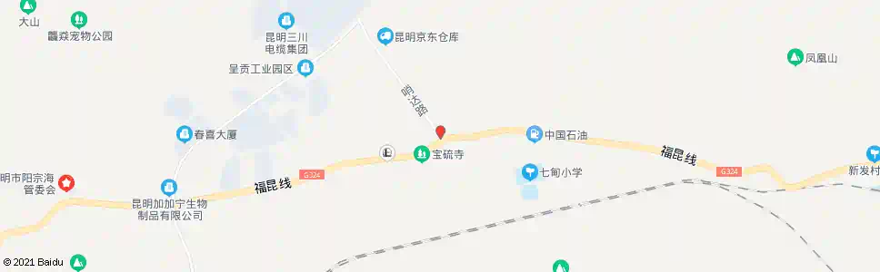 昆明甸头村_公交站地图_昆明公交_妙搜公交查询2025