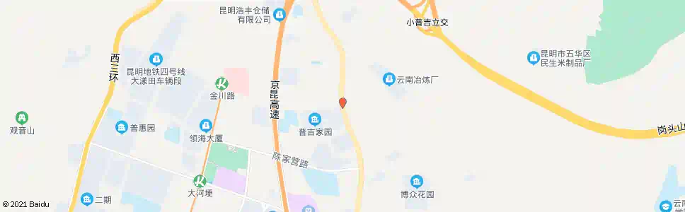 昆明农贸市场_公交站地图_昆明公交_妙搜公交查询2025