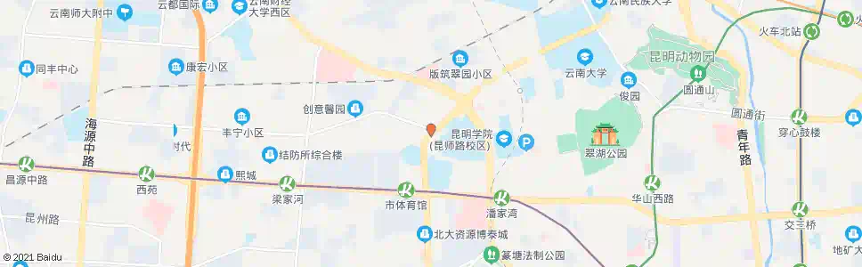昆明环城西路口茭菱路_公交站地图_昆明公交_妙搜公交查询2025