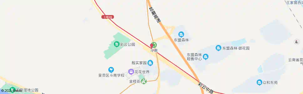 昆明斗南站_公交站地图_昆明公交_妙搜公交查询2025