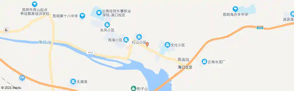昆明海口镇政府_公交站地图_昆明公交_妙搜公交查询2025