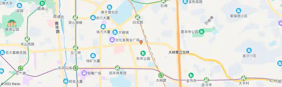 昆明东华小区_公交站地图_昆明公交_妙搜公交查询2025